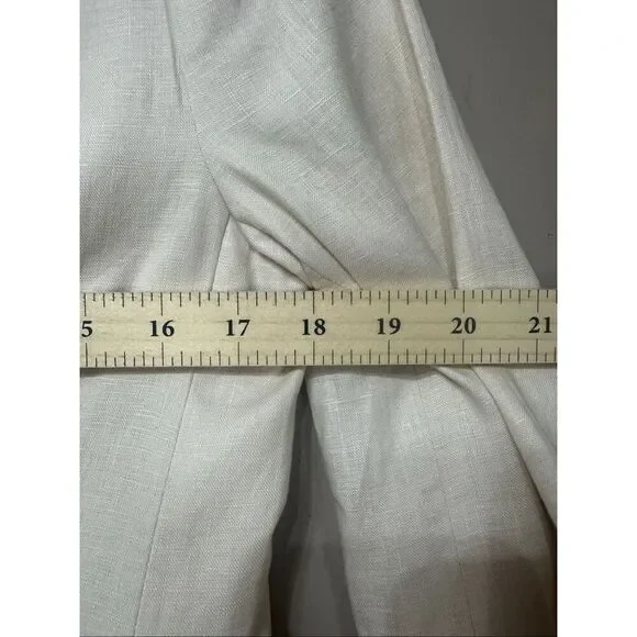 NWT Quince 100% European Linen Structured Cream Blazer Women's XS